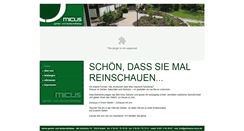 Desktop Screenshot of gartenbau-micus.de