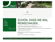 Tablet Screenshot of gartenbau-micus.de